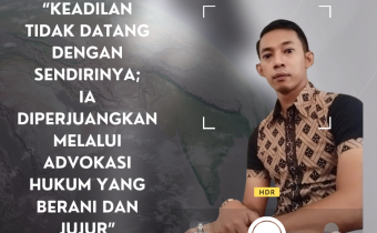 Memperjuangkan Keadilan: Ketika Hukum Membutuhkan Keberanian dan Kejujuran