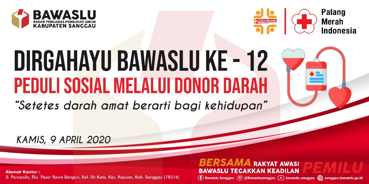 Bawaslu Peduli Sosial Dengan Donor Darah