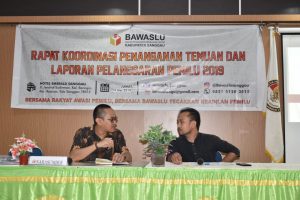 Rapat Koordinasi Penanganan Temuan Pelanggaran Pemilu 2019