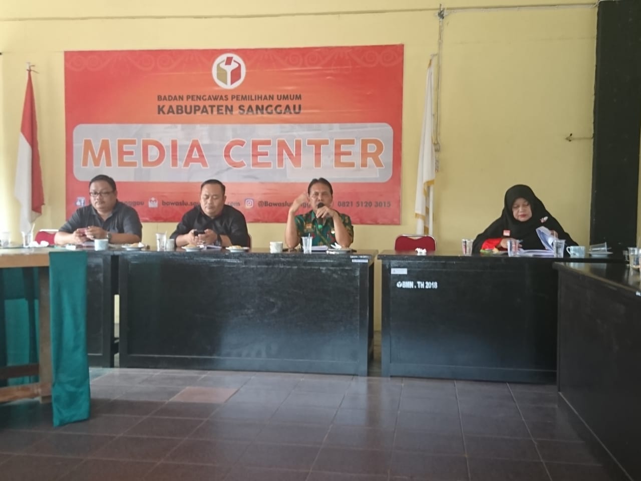 Rapat Kordinasi Dengan Mitra Kerja Dalam Rangka Meningkatkan Kerjasama Dengan Bawaslu Kabupaten Sanggau