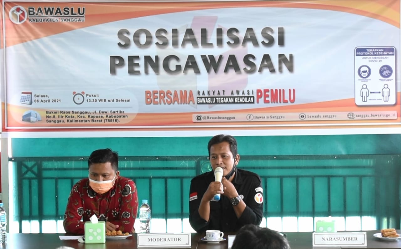 Sosialisasi Pengawasan: Bawaslu Sanggau Ajak Masyarakat Dalam Pengawasan Partisipatif