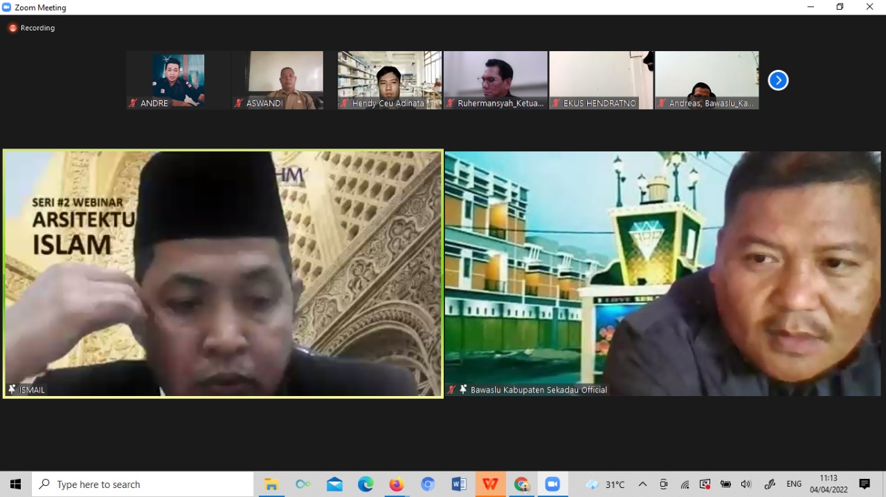 Webinar: Penguatan Demokrasi Lintas Agama Dalam Pencegahan Pelanggaran Pemilu