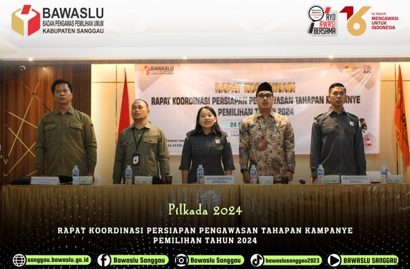 RAKOR PERSIAPAN PENGAWASAN KAMPANYE PEMILIHAN TAHUN 2024