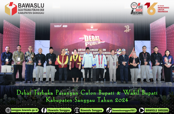 Debat Publik Antar Pasangan Calon Bupati dan Wakil Bupati Sanggau Tahun 2024