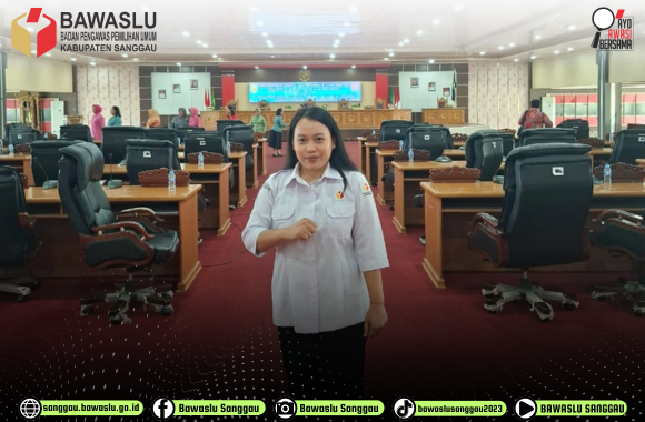 Ketua Bawaslu Kabupaten Sanggau Hadiri Rapat Paripurna Penyampaian Rekomendasi LKPJ Bupati Sanggau Tahun 2024. Rabu, (09/04/2025). Gedung DPRD Kabupaten Sanggau