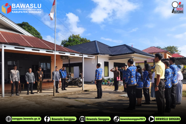 Bawaslu Sanggau Peringati HUT Ke-54 KORPRI, Tekankan Integritas dan Netralitas ASN