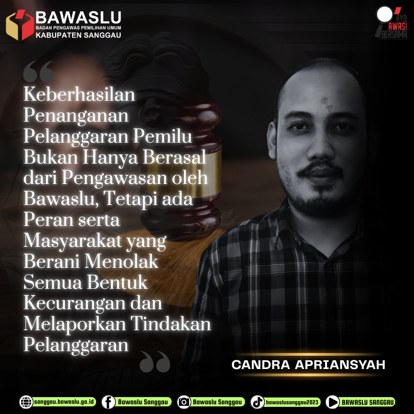 Peran Masyarakat dalam Keberhasilan Penanganan Pelanggaran Pemilu