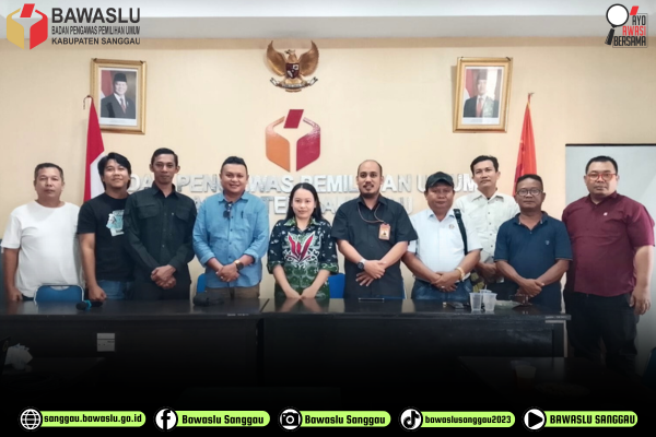 Bawaslu Kabupaten Sanggau Gelar Konsolidasi Demokrasi Bersama Media