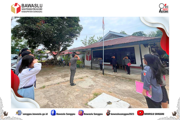 Awali Pekan dengan Apel, Bawaslu Sanggau Tegaskan Komitmen Pengawasan