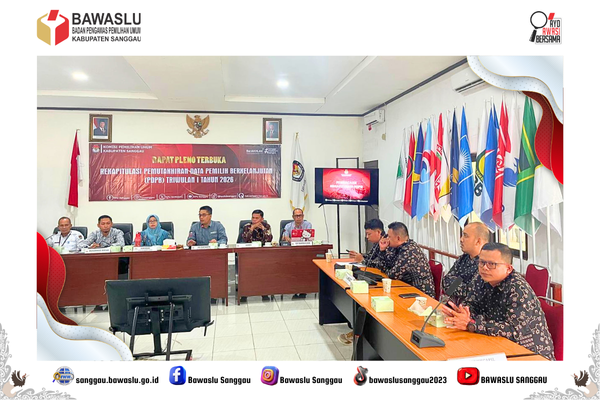 Bawaslu Sanggau Turun Langsung Awasi Rekapitulasi PDPB Triwulan I 2026