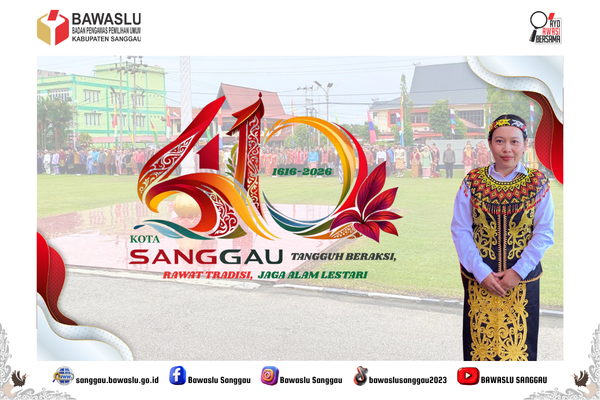 HUT ke-410 Kota Sanggau, Ketua Bawaslu Tunjukkan Dukungan untuk Pemerintahan 