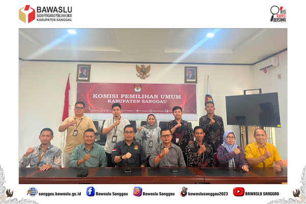 Pastikan Data Partai Politik Akurat, Bawaslu Sanggau Intensifkan Koordinasi dengan KPU