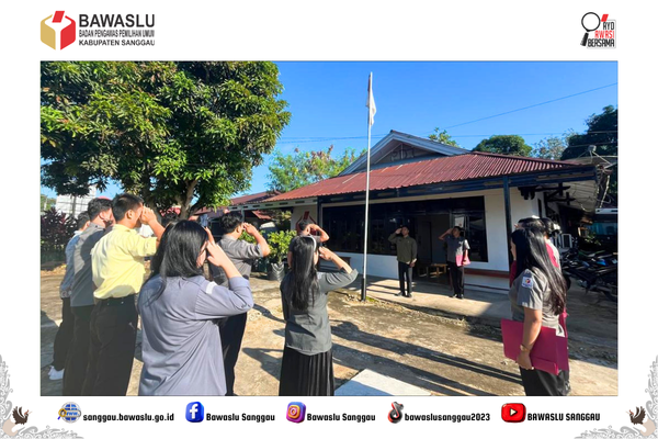 Apel Rutin Senin Pagi Jadi Momentum Penguatan Kinerja di Bawaslu Kabupaten Sanggau