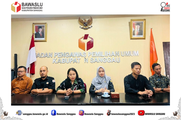 Perkuat Tata Kelola Kelembagaan, Plt. Kepala Sekretariat Bawaslu Kalbar Supervisi Bawaslu Kabupaten Sanggau