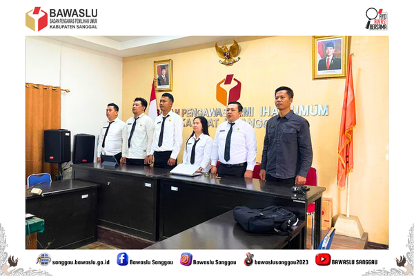PPPK Bawaslu Kabupaten Sanggau Ikuti Pembukaan Orientasi Secara Daring