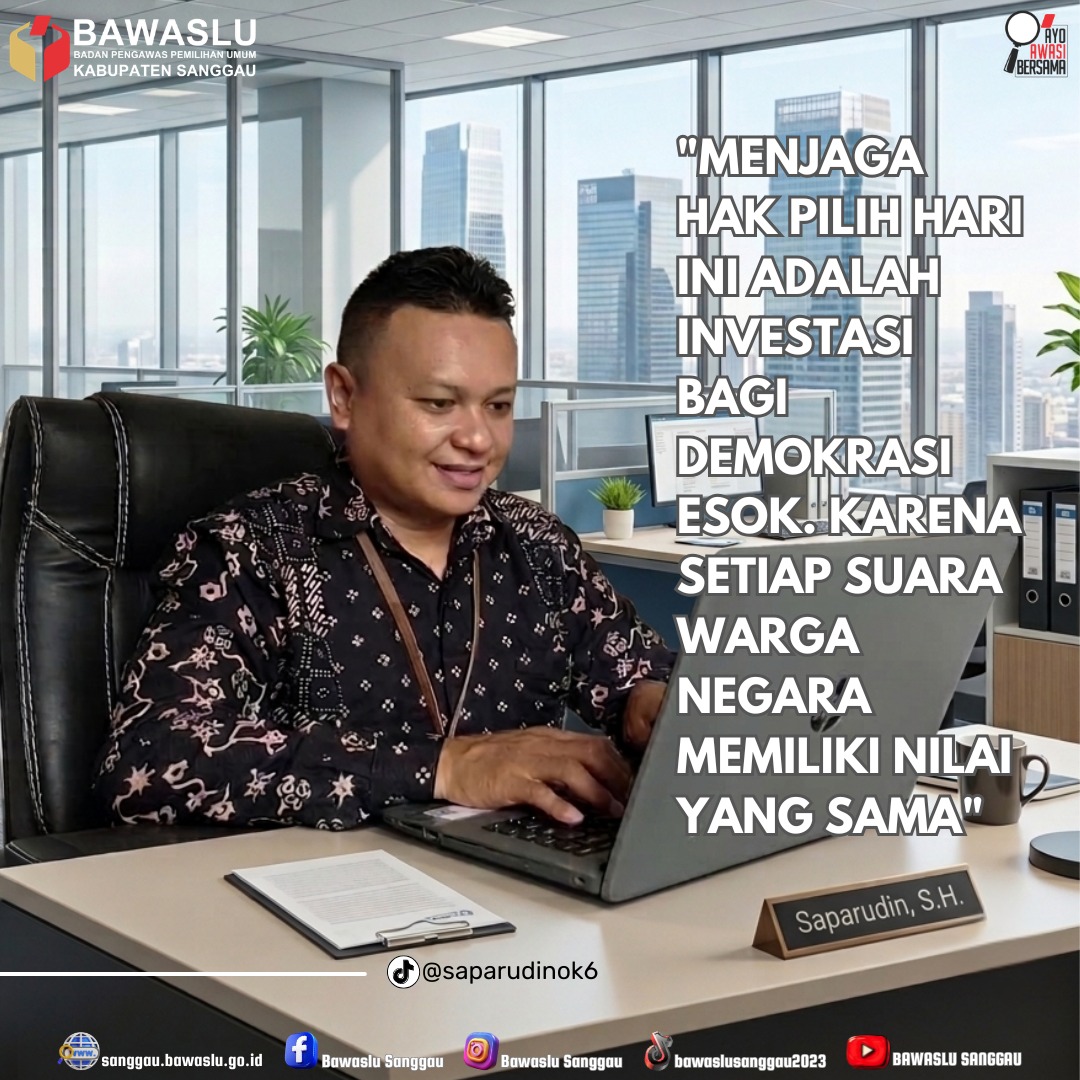 Menjaga Hak Pilih, Mengawal Demokrasi: Potret Pemutakhiran Data Pemilih Berkelanjutan di Kabupaten Sanggau Tahun 2026