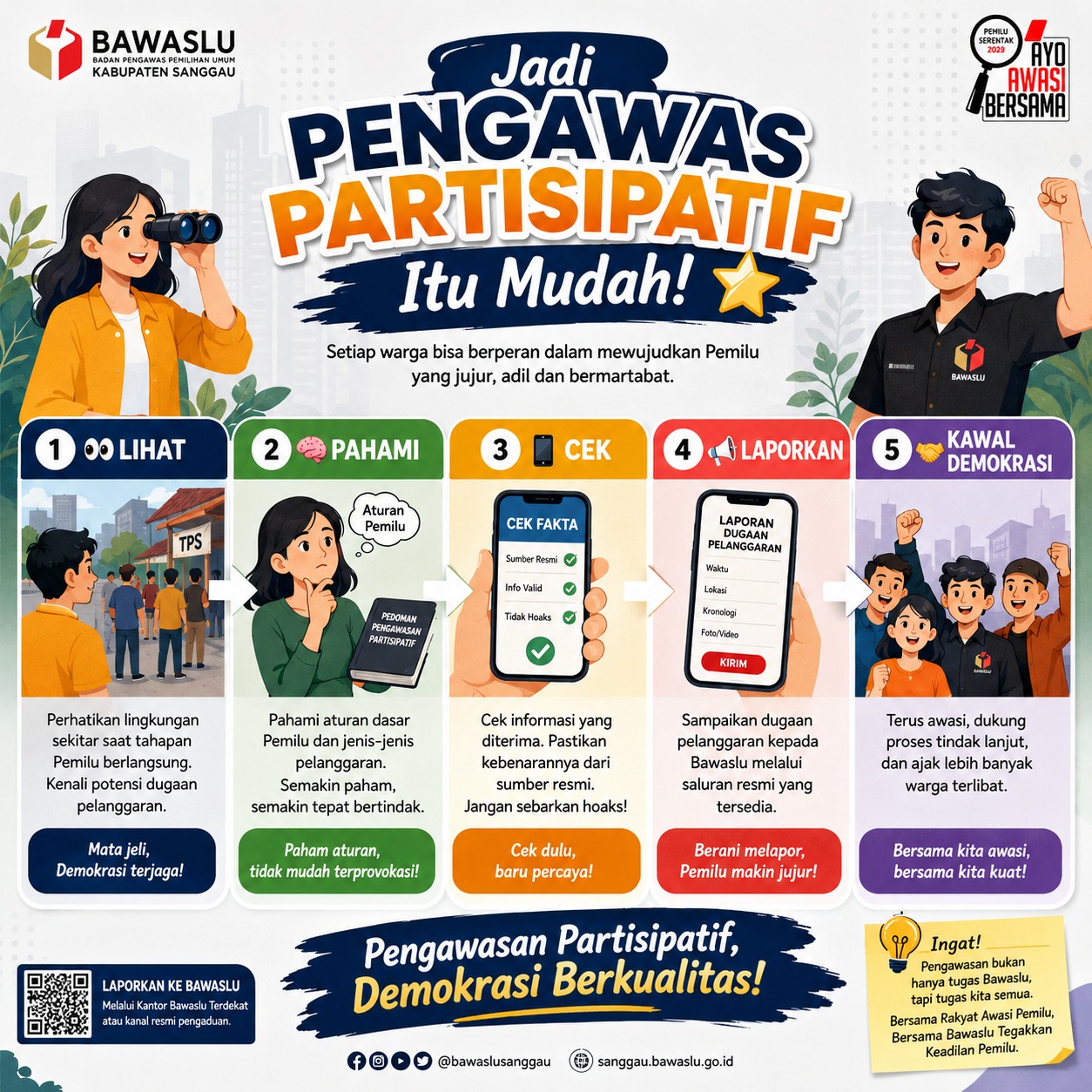 Bukan Cuma Nonton! Begini 5 Langkah Mudah Jadi Pengawas Partisipatif