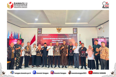 Bawaslu Sanggau Awasi Rekapitulasi PDPB Triwulan III, Total Pemilih Capai 373.517