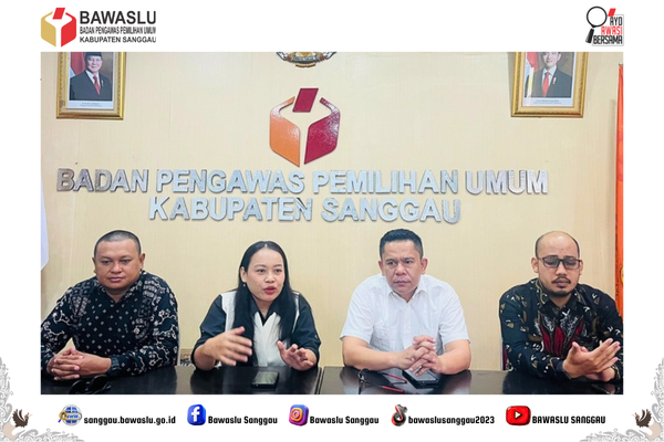 Ketua Bawaslu Kalbar Supervisi ke Bawaslu Sanggau, Tekankan Pentingnya SIMPER dan 11 Prinsip Penyelenggara Pemilu
