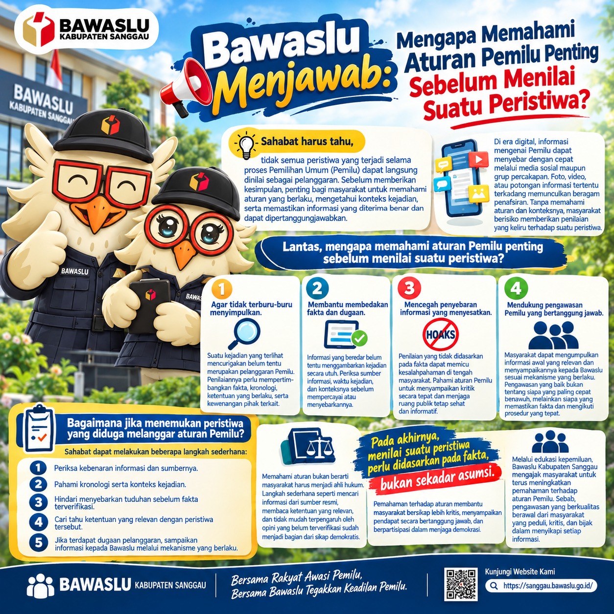 Bawaslu Menjawab: Mengapa Memahami Aturan Pemilu Penting Sebelum Menilai Suatu Peristiwa?