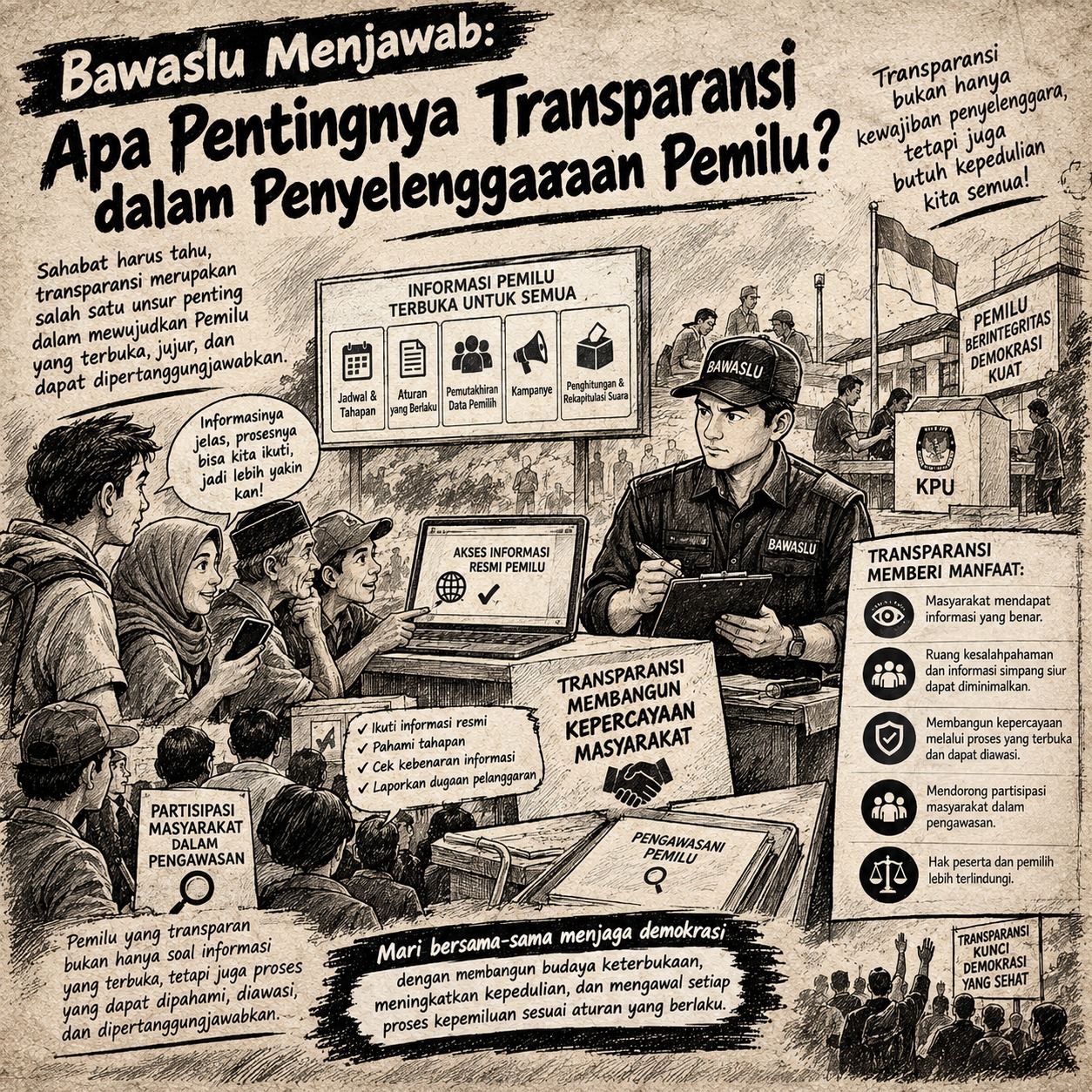 Bawaslu Menjawab: Apa Pentingnya Transparansi dalam Penyelenggaraan Pemilu?