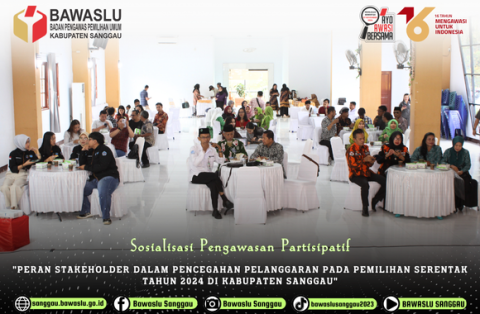 Sosialisasi Pengawasan Partisipatif dengan "Peran Stakeholder Dalam Pencegahan Pelanggaran Pada Pemilihan Serentak Tahun 2024 di Kabupaten Sanggau". Senin, (07/10/2024)