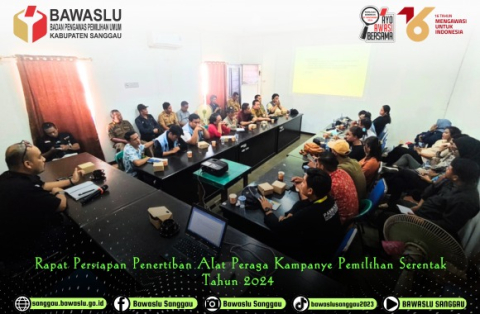 Rapat persiapan penertiban APK