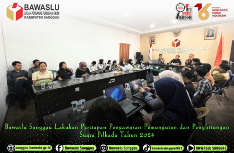 Rakor Persiapan Pengawasan Pemungutan dan penghitungan Suara Pilkada 2024