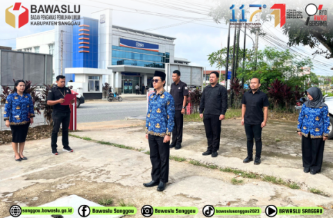 Bawaslu Kabupaten Sanggau Gelar Upacara Peringatan ke-117 Hari Kebangkitan Nasional