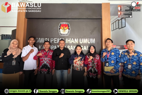 Bawaslu Kabupaten Sanggau Sampaikan Permohonan Perubahan Data Pemilih Berdasarkan Rekapitulasi Pemutakhiran Data Pemilih Berkelanjutan