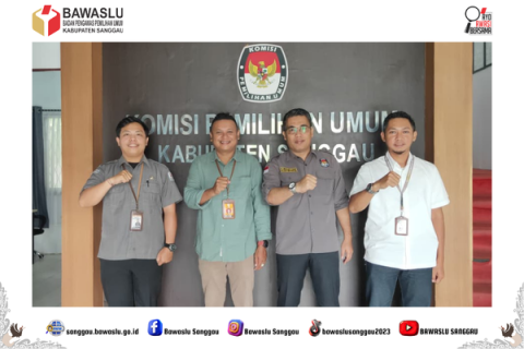 Bawaslu Sanggau Perkuat Pengawasan Data Pemilih, Saparudin Koordinasi Coktas PDPB Triwulan II 2026 di KPU