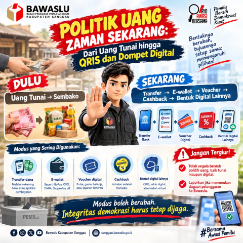 Politik Uang di Era Digital: Tidak Selalu Berbentuk Uang Tunai