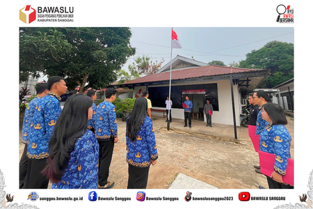 Bawaslu Sanggau Gelar Apel Hari Kesaktian Pancasila, Teguhkan Nilai Integritas dan Pengabdian