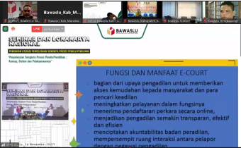 Penguatan Literasi Penyelesaian Sengketa Proses Pemilu/Pemilihan dalam Seminar dan Lokakarya Nasional