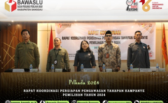 RAKOR PERSIAPAN PENGAWASAN KAMPANYE PEMILIHAN TAHUN 2024