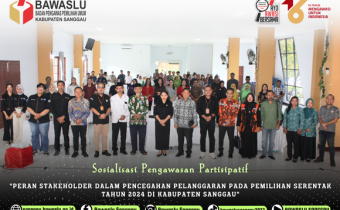 Sosialisasi Pengawasan Partisipatif dengan "Peran Stakeholder Dalam Pencegahan Pelanggaran Pada Pemilihan Serentak Tahun 2024 di Kabupaten Sanggau". Senin, (07/10/2024)