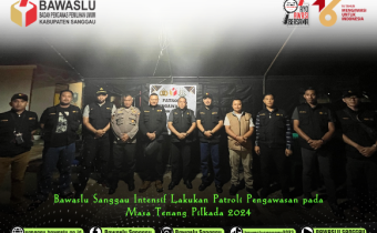 Bawaslu Sanggau Intensif Lakukan Patroli Pengawasan pada Masa Tenang Pilkada 2024