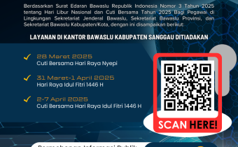 Pengumuman Layanan Informasi Publik Bawaslu Kabupaten Sanggau