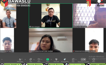 Jokomulyo Hari Setiawan Sampaikan Materi Dasar Hukum Pemilu dan Pemilihan pada Orientasi CPNS Bawaslu Sanggau