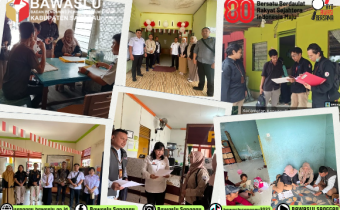 BAWASLU KABUPATEN SANGGAU LAKUKAN PENGAWASAN MELEKAT DALAM PELAKSANAAN COKTAS