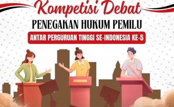 Debat Penegakan Hukum Pemilu Ke-5 bagi Perguruan Tinggi Tahun 2025 Segera Dimulai