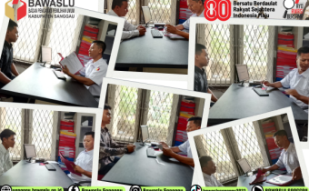 Kepala Sekretariat Bawaslu Kabupaten Sanggau Lakukan Tes Wawancara Calon Anggota Satuan Pengamanan