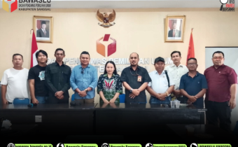Bawaslu Kabupaten Sanggau Gelar Konsolidasi Demokrasi Bersama Media