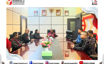 Dorong Penguatan SDM dan Dukungan Hibah, Bawaslu Sanggau Konsolidasi dengan Bupati