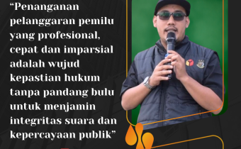 Penanganan Pelanggaran yang Profesional, Cepat dan Imparsial Adalah Wujud Kepastian Hukum