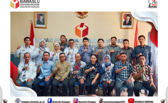 Perkuat Sinergitas Tahapan Pemilu, Bawaslu Sanggau Terima Koordinasi KPU Sanggau 