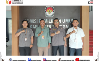 Bawaslu Sanggau Perkuat Pengawasan Data Pemilih, Saparudin Koordinasi Coktas PDPB Triwulan II 2026 di KPU