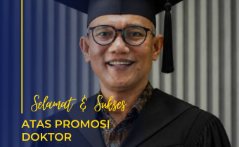 Bawaslu Kabupaten Sanggau Ucapkan Selamat dan Sukses atas Promosi Doktor Ferdinand Eskol Tiar Sirait
