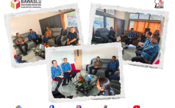 Perkuat Sinergi Kelembagaan, Bawaslu Sanggau Koordinasi dengan Kesbangpol