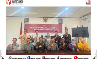 Pastikan Data Partai Politik Akurat, Bawaslu Sanggau Intensifkan Koordinasi dengan KPU